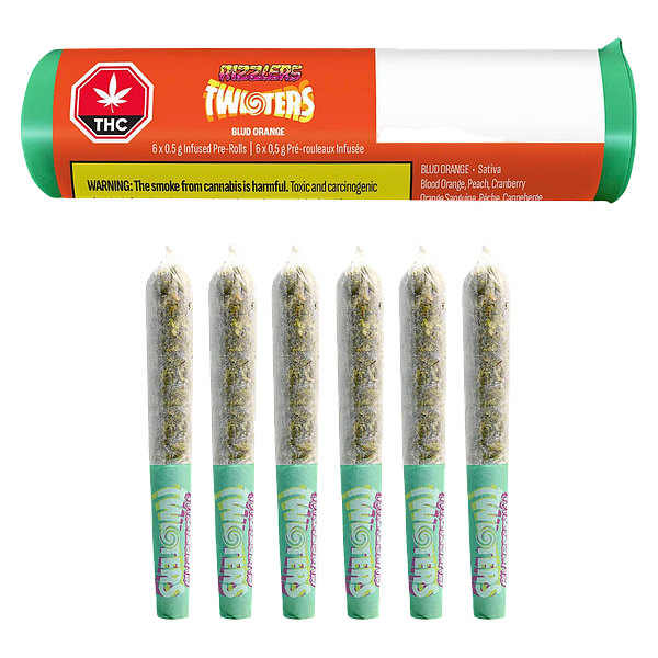 RIZZLERS - Twisters - Blud Orange Infused Pre-rolls