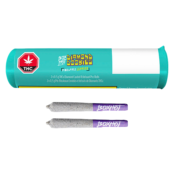 BOXHOT - Diamond Doobies - Pineapple Express Infused Pre-roll