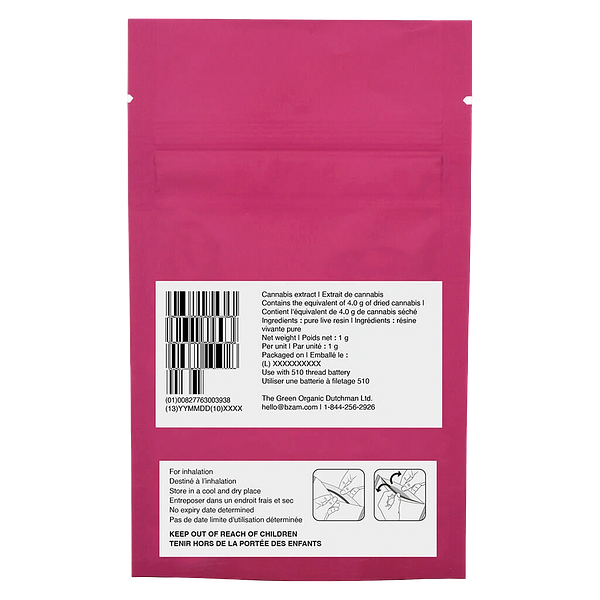 -ness - Strawberry Jack liquid Live Resin 510 Thread Cartridge