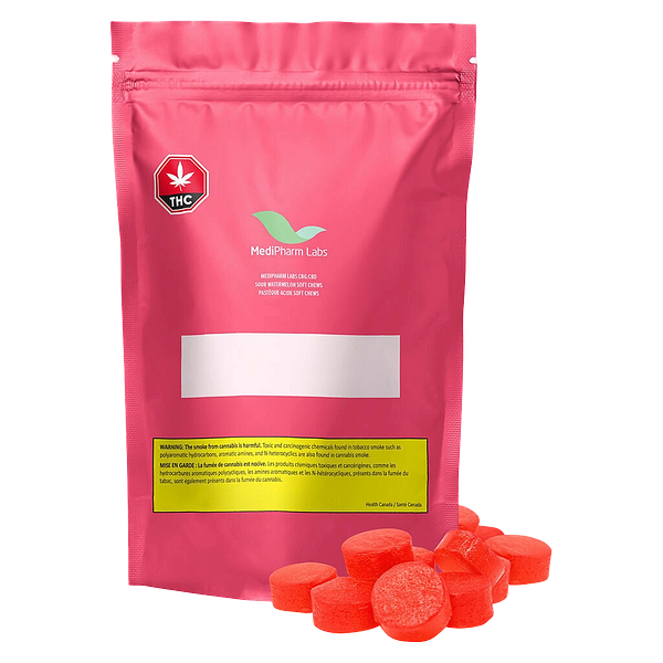 MediPharm Labs - Sour Watermelon CBG:CBD Soft Chews