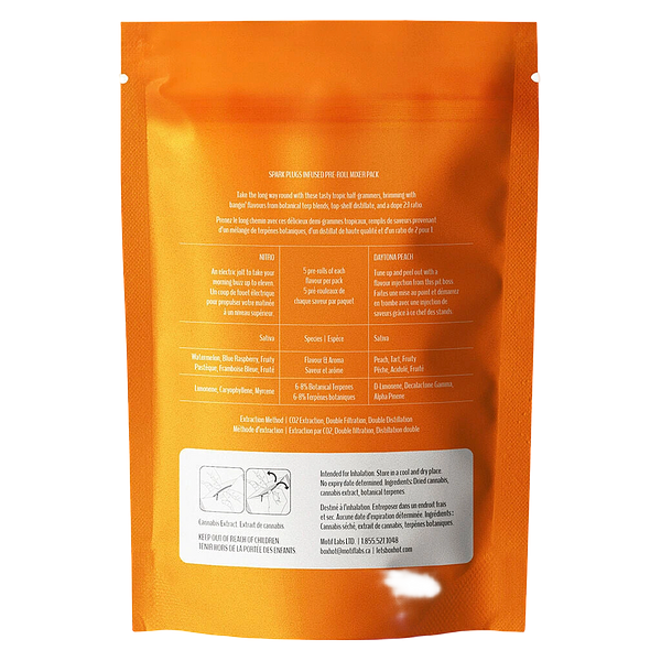 BOXHOT Cruise Control - Spark Plugs: Nitro+Daytona Peach Infused Pre Roll