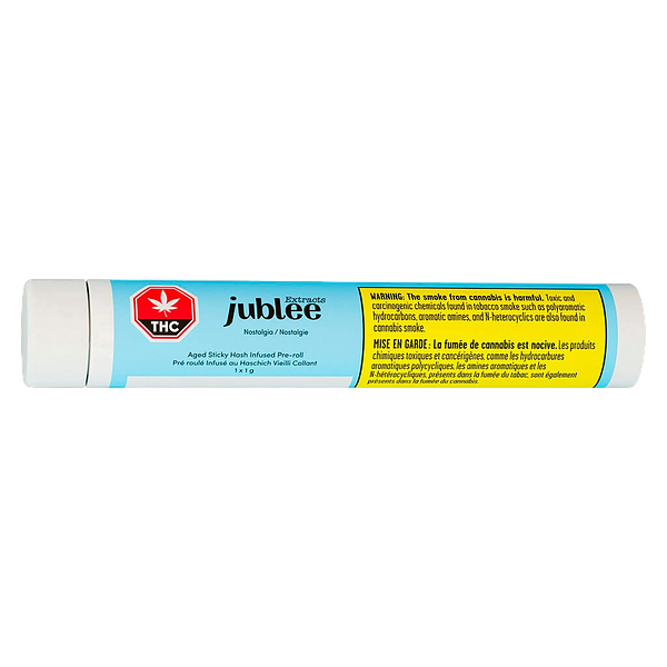 Jublee Extracts - Nostalgia - Aged Sticky Hash Infused Pre Roll