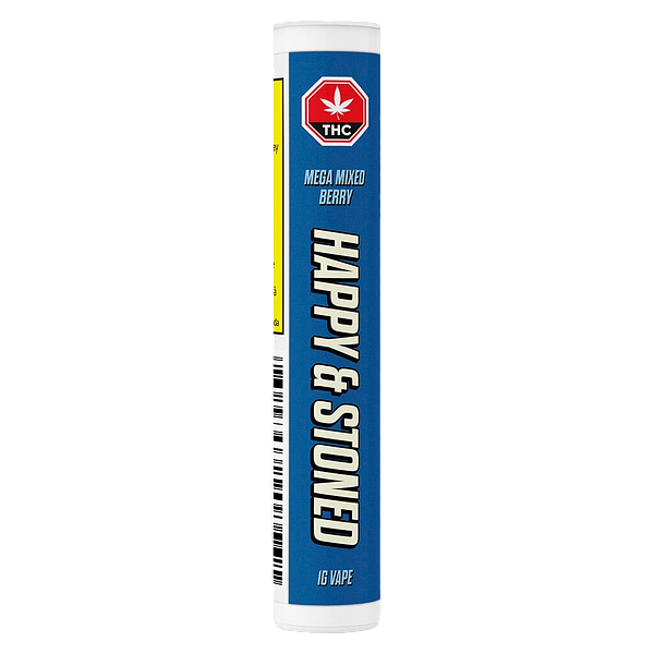 Happy & Stoned - Mega Mixed Berry Disty+Diamond 510 Thread Cartridge