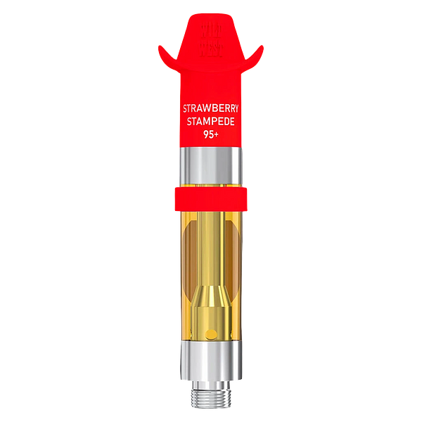 Wild West - 95+ Strawberry Stampede Liquid Diamonds 510 Thread Cartridge