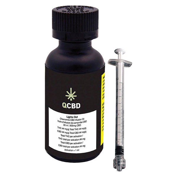 QCBD - Lights Out Chamomile CBD Infusion Oil