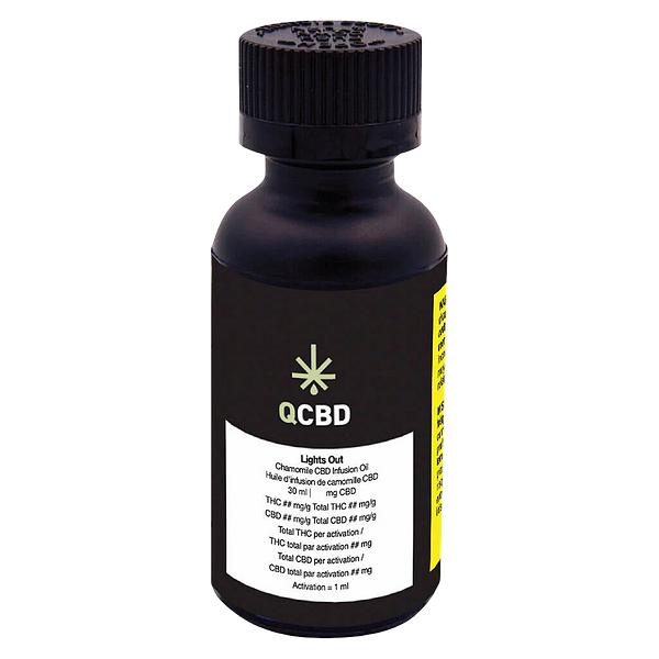 QCBD - Lights Out Chamomile CBD Infusion Oil