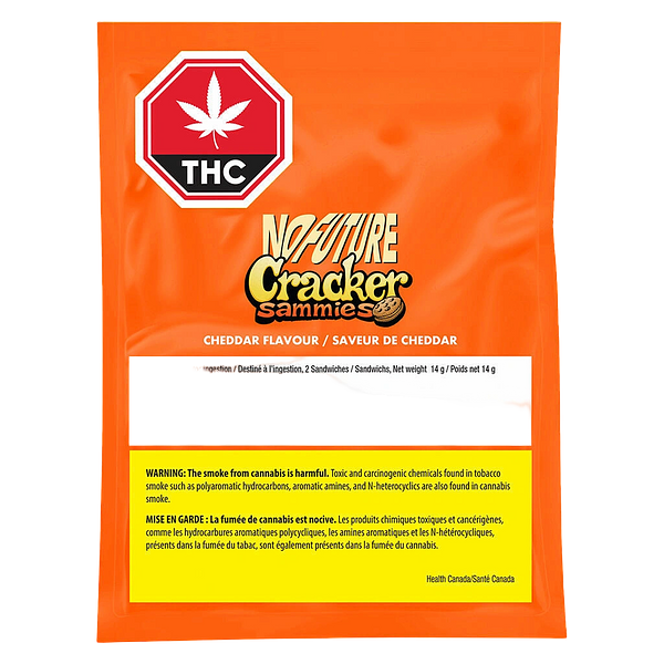 No Future - Cracker Sammies - Cheddar Flavour