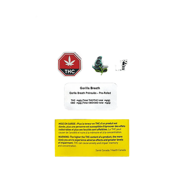 FLEURS DE L'ÎLE - Gorilla Breath Pre-rolls