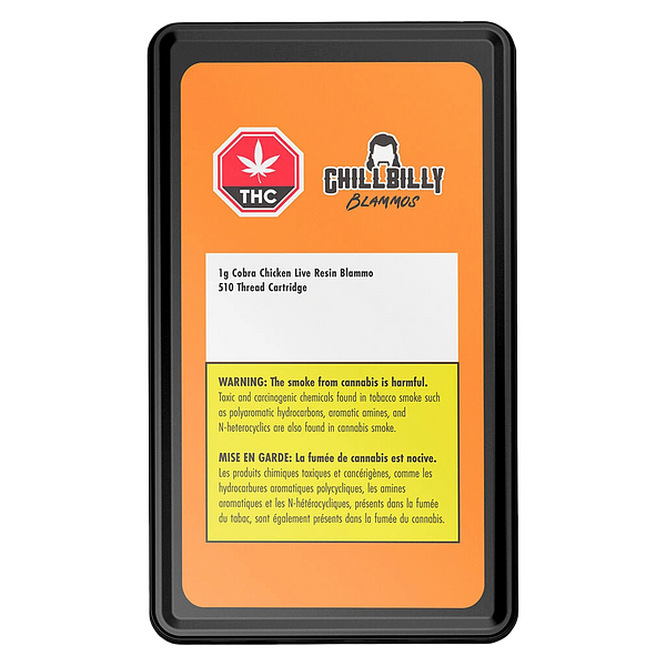 Chillbilly - Cobra Chicken Live Resin Blammo 510 Thread Cartridge