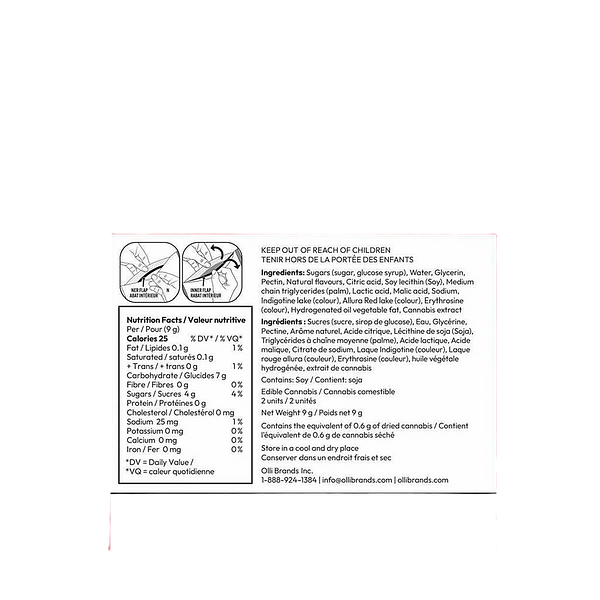 SWEET TOOTH CANNFECTIONERY CO. - Sour Cherry Gummies