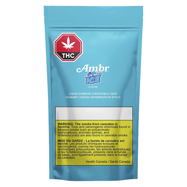AMBR - Hybrid Blue Razz Ice Liquid Diamond Disposable