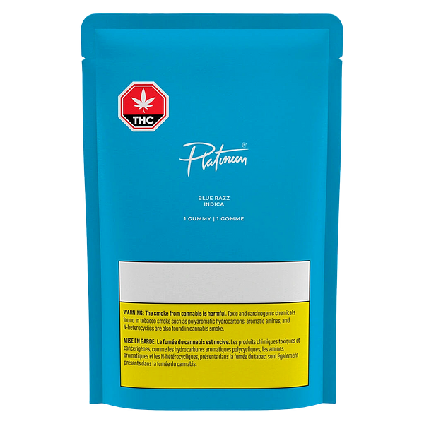 Platinum - Blue Razz Indica Gummy