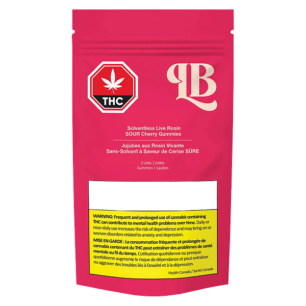 La Boca - Solventless Live Rosin Sour Cherry Gummies