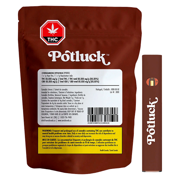 Potluck - Cinnamon Sugar Disposable Vape