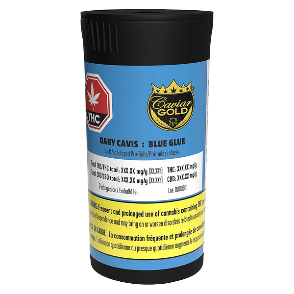 Caviar Gold - Baby Cavis - Blue Glue Infused Pre-Roll