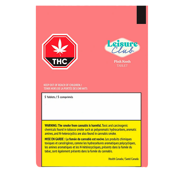 Leisure Club - Bliss - Bliss Tabs - Pink Kush