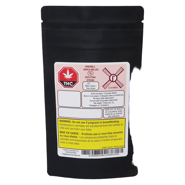 Freedom Cannabis - Windmill Milled Indica