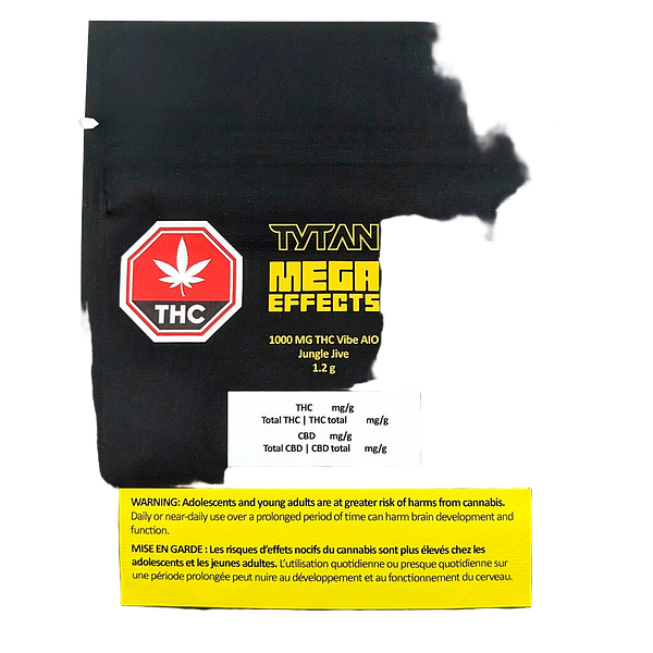 TYTAN Mega Effects - 1000 Mg THC Vibe AIO - Jungle Jive