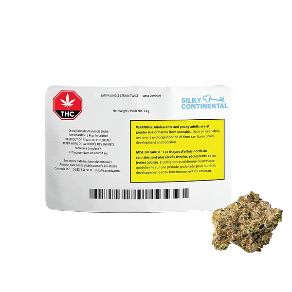 Silky Continental - Sativa Single Strain Twist