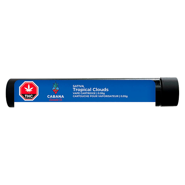 Cabana Cannabis Co. - Tropical Clouds Sativa Distillate 510 Thread Cartridge