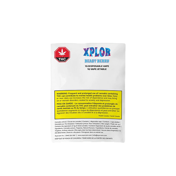XPLOR - Beast Berry Disposable Vape