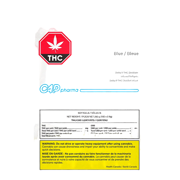 CAP Pharma - 10 Softgels-Blue