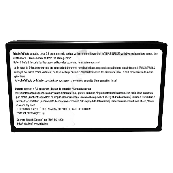 Tribal - Triple Burger Trifecta Infused Pre-roll