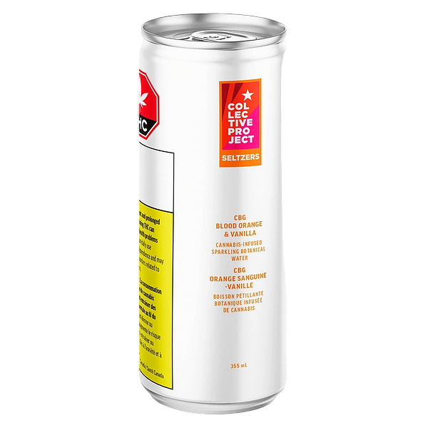 Collective Project - CBG Blood Orange & Vanilla Sparkling Botanical Water