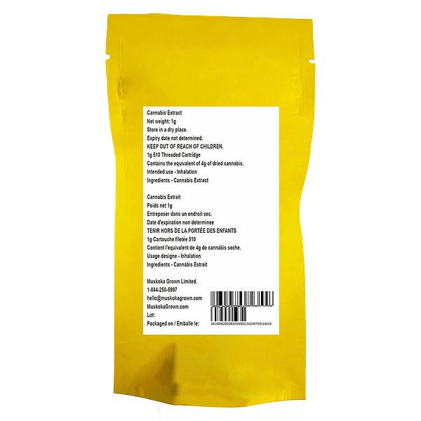 Dank Craft - Space Cake Live Resin 510 Thread Cartridge