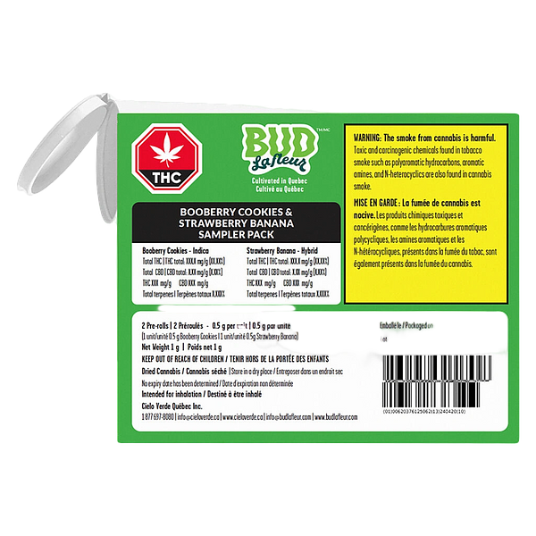 Bud Lafleur - Booberry Cookies & Strawberry Banana Sampler Pack Pre-Roll