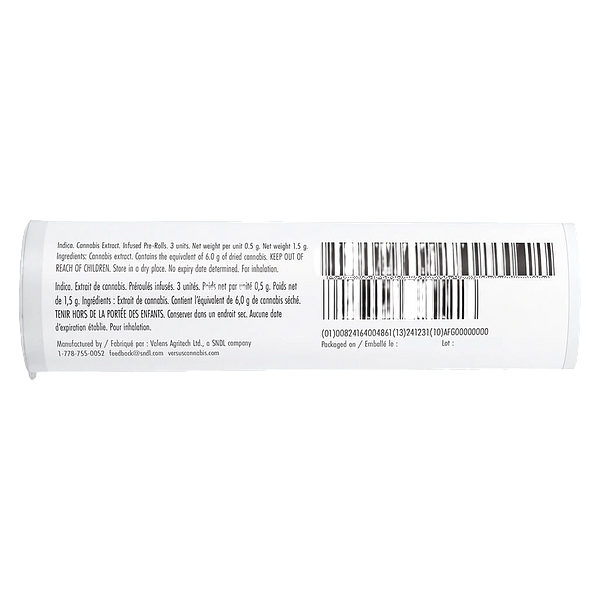 Versus - Bc Purple Kush Shatter Infused Pre Roll