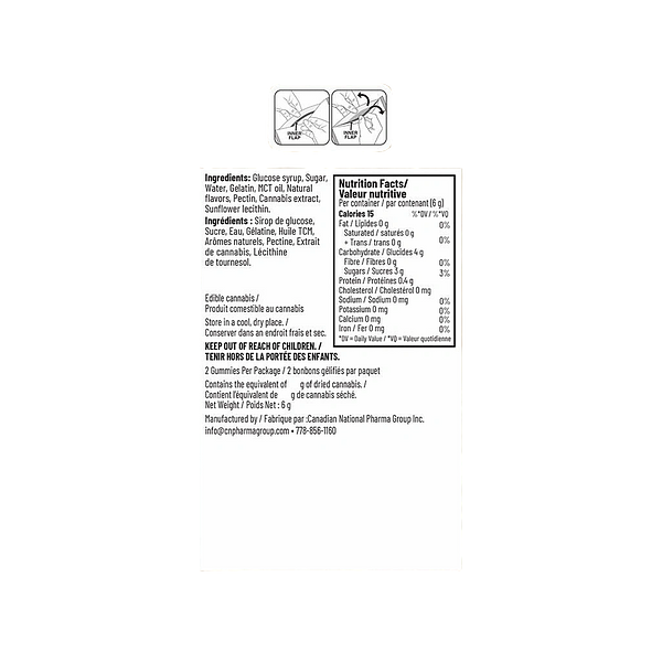 Phant - Toasted Marshmallow THC:CBD 1:1 Live Resin Gummies