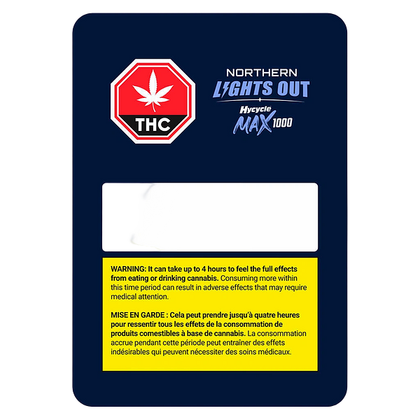 HycycleMAX - Northern Lights Out 1000 510 Thread Cartridge