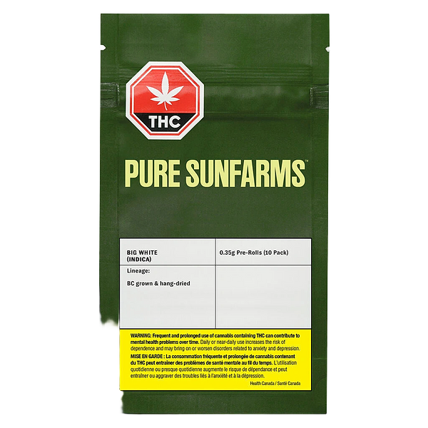 Pure Sunfarms - Big White Pre-Rolls
