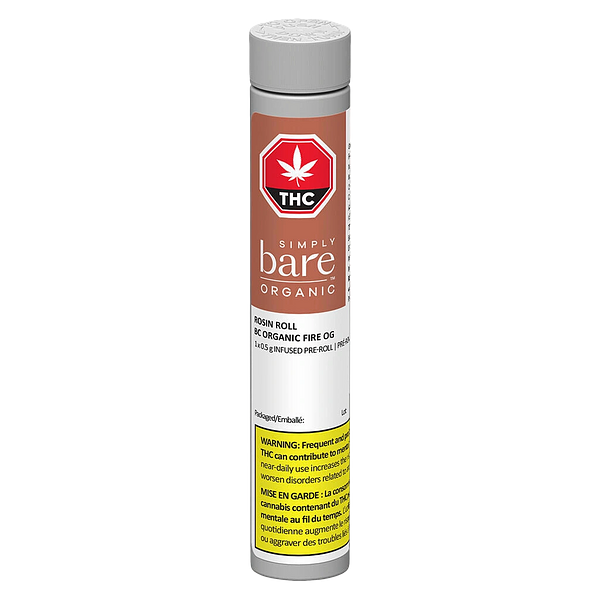 Simply Bare - BC Organic Fire OG Rosin Pre-Rolls