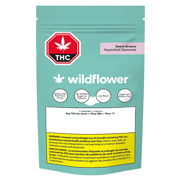 Wildflower - Sweet Dreams Passionfruit Chamomile Thc+Cbd+Cbn