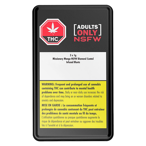 Adults Only - Missionary Mango NSFW Diamond Coated Infused Blunts