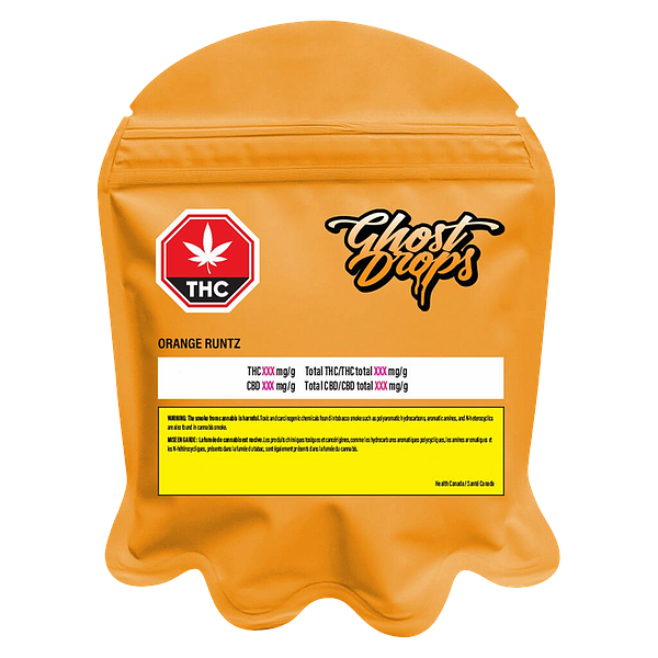 Ghost Drops - White R*ntz Ghost Gummies (Orange R*ntz)