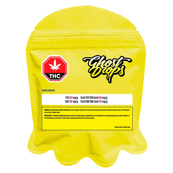 Ghost Drops - Sour Gshuz Ghost Gummies (Strawberry)