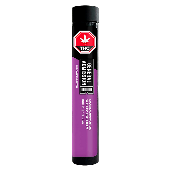General Admission - Very Berry Liquid Diamonds 510 Thread Cartridge