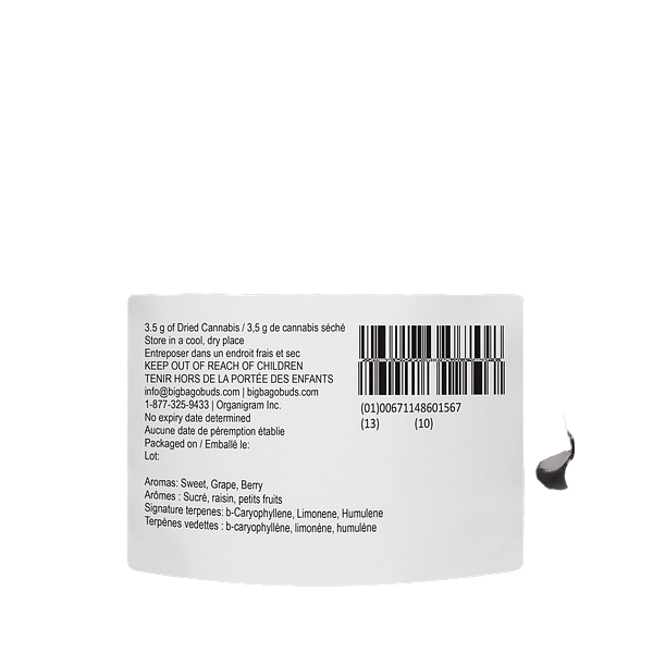 Big Bag O' Buds - Purple Cherry Punch