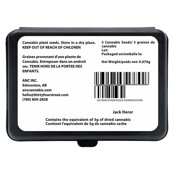 34 Street Seed Co. - Jack Herer Seeds