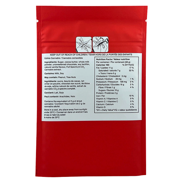 Balcony - Milk Chocolate Thc Bar