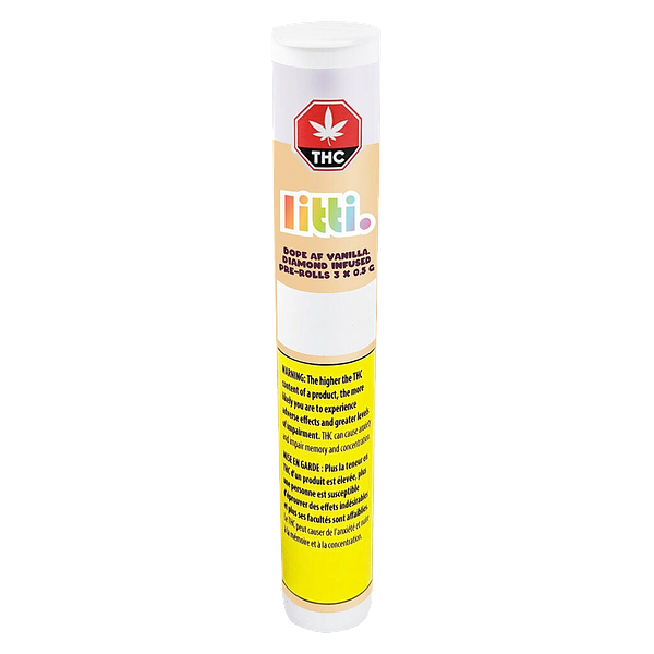 LITTI. - Dope Af Vanilla Diamond Infused Pre Roll