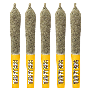 Trippy Sips - Caribbean Crush Kief Coated Infused Pre Roll