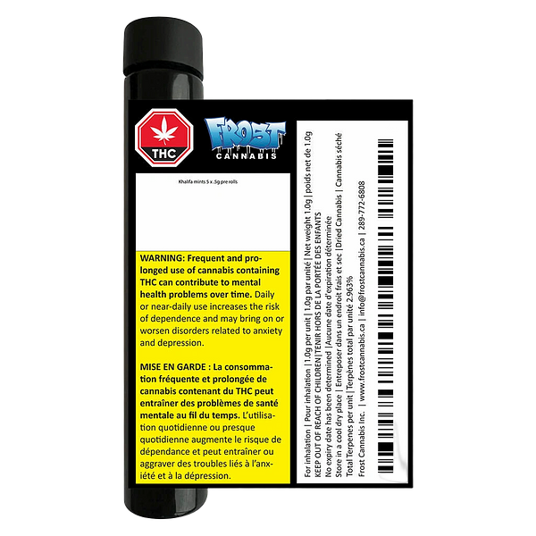 Frost Cannabis - Rotating Strain Pre Roll