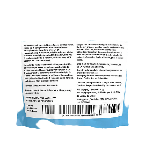 Deckies - Frosty Berry THC Pouches