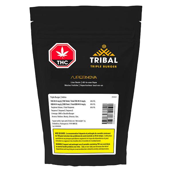 Tribal - Triple Burger Supernova Live Resin All In One Vape image 2