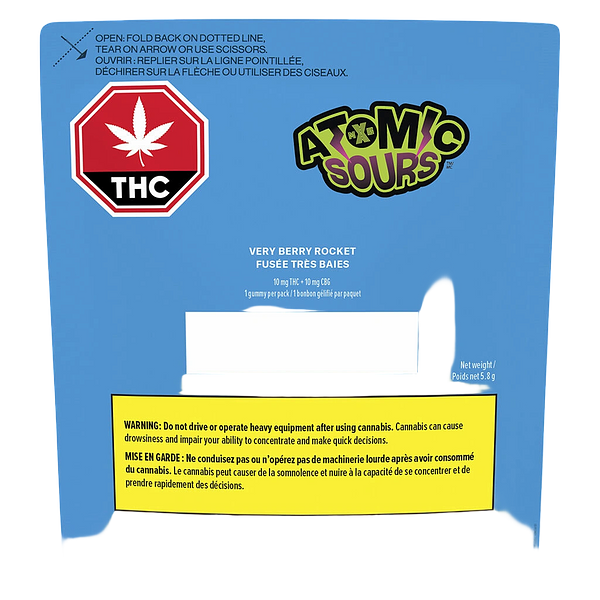 XMG+ Atomic Sours - Very Berry Rocket