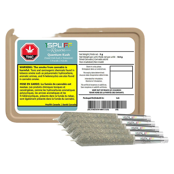 1Spliff Reserve - Quantum Kush Premium Glass Tip Pre Roll